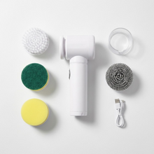 Заредете изображение във визуализатора на галерията – Електрическа Въртяща Четка 5в1 за Кухня и Баня - Домашни потреби "Калатея"