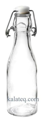 Бутилка стъклена с клипс закопчалка 245мл - Домашни потреби 