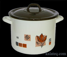 Заредете изображение във визуализатора на галерията – Тенджера емайлирана 8.9л дълбока - Домашни потреби "Калатея"