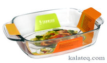 Заредете изображение във визуализатора на галерията – Тава огнеупорна правоъгълна 2.3литра - Домашни потреби "Калатея"