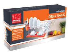 Заредете изображение във визуализатора на галерията – Сушилник за чинии с оранжева табла - Домашни потреби "Калатея"