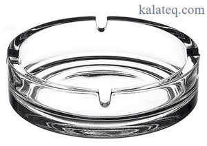 Пепелник стъкло прозрачен кръг - Домашни потреби "Калатея"