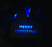Заредете изображение във визуализатора на галерията – Светеща украса &quot; Merry Christmas&quot;
