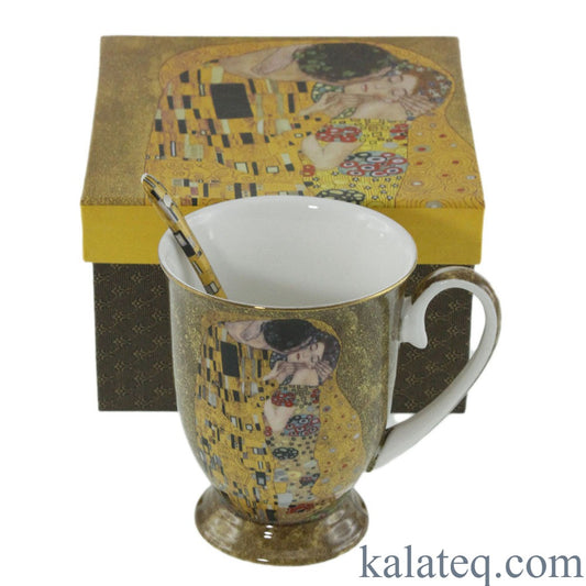 Порцеланова чаша за топли напитки "Целувката" - Домашни потреби "Калатея"