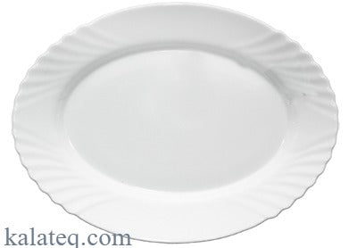 Плато елипса аркопал Ебро 22см - 1бр. - Домашни потреби "Калатея"