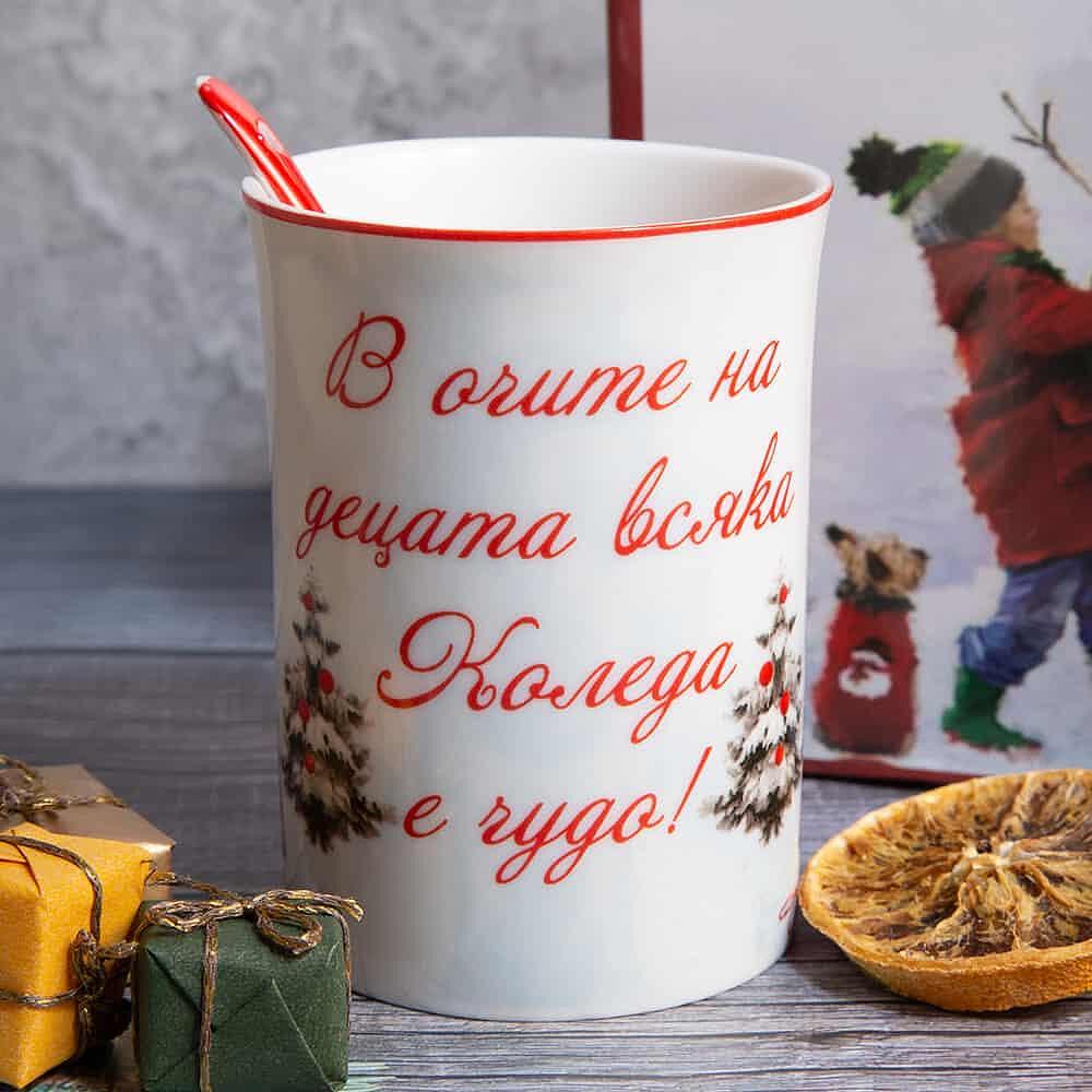 Коледна чаша " Снежен човек" - Домашни потреби "Калатея"